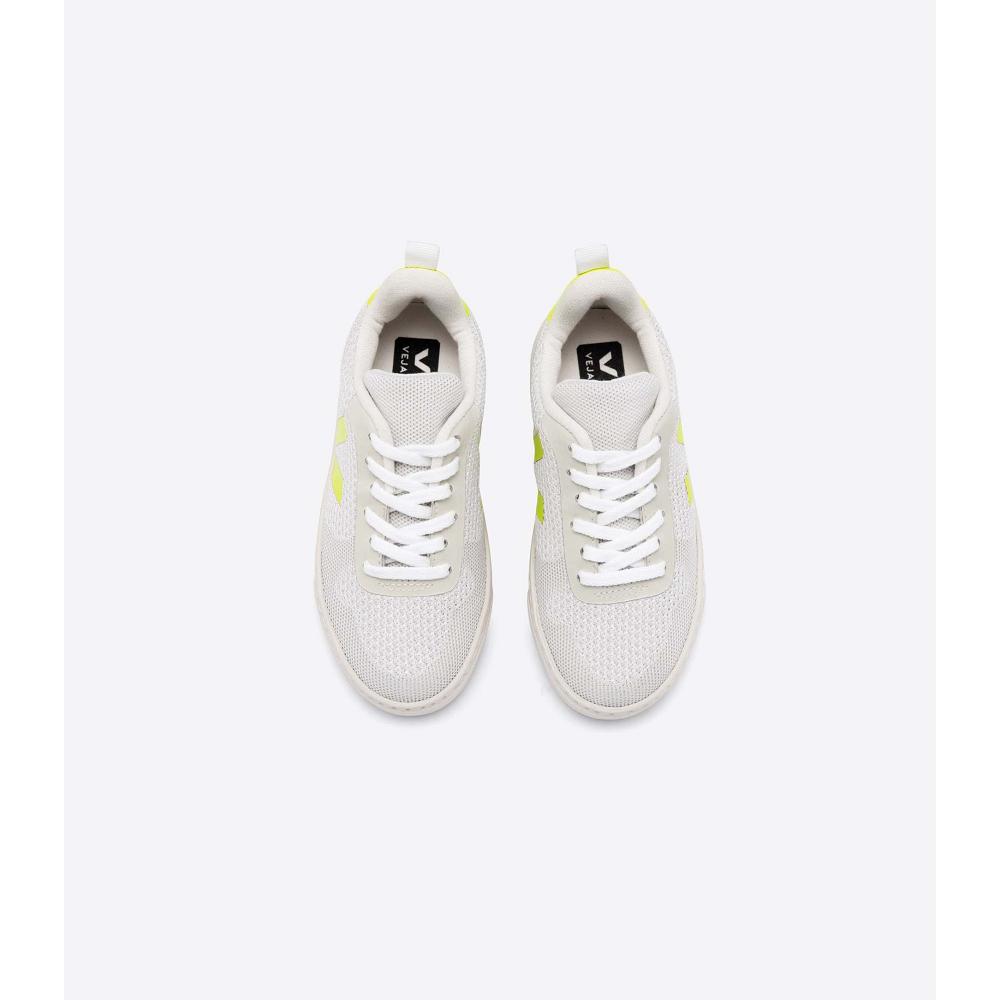 Veja V-10 MALHA BRANCO Joggesko Barn White/Green | NO 840TCE